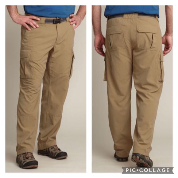 Duluth Trading Dry On The Fly Cargo Pants Belted Waist Size Medium